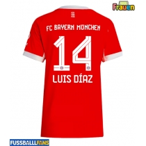 Bayern Munich Luis Diaz #14 Heimtrikot Frauen 2025-26 Kurzarm
